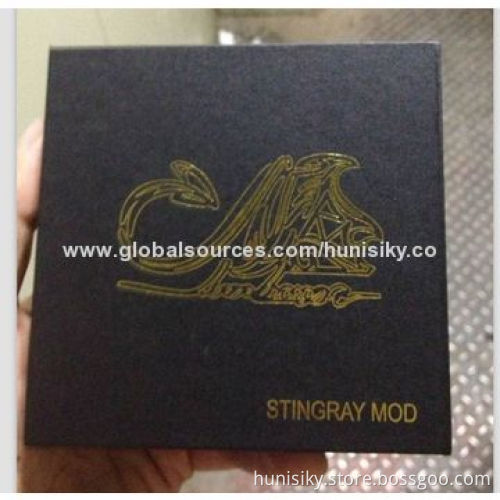 Black Stingray Mod Electric Cigarette, Made of Copper and Stainless Steel